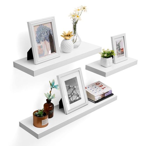 SONGMICS Półka ścienna 60x20x3,8cm BIAŁA na Arena.pl