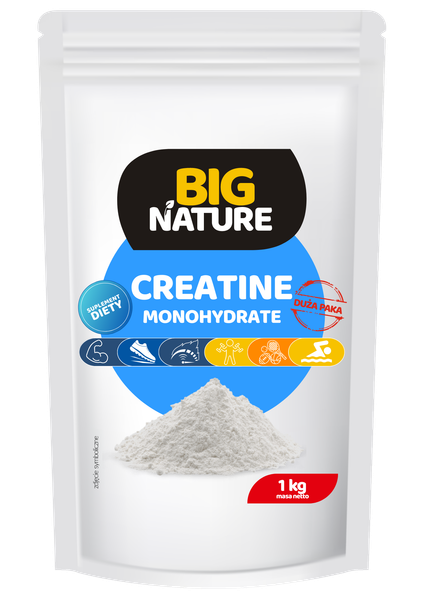 Kreatyna Monohydrat 1kg SUPLEMENT DIETY - BIG NATURE zdjęcie 1
