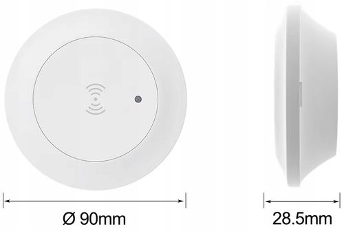 Sensor Czujnik Obecności 23GHz Ruchu Jasności Sufitowy ZigBee TUYA Smart na Arena.pl