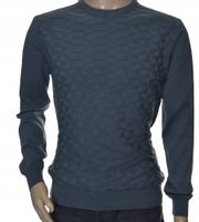 STROKERS klasyczny elegancki sweter męski bawełniany XXL 2XL grafitowy