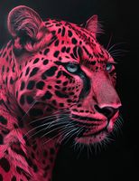 Plakat 50x65cm Szkarłatny Jaguar