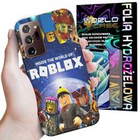 ETUI CASE DO SAMSUNG NOTE 20 ULTRA - ROBLOX GRY BAJKI GTA MARIO SON + FOLIA