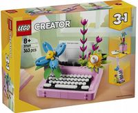 31169 - lego creator - maszyna do pisania z kwiatami
