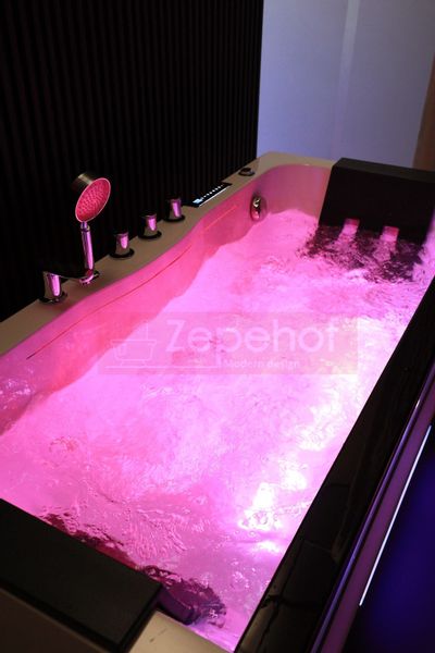 Wanna z hydromasażem EBX-7066 white prostokątna 170cmx78cmx61cm Wodosp zdjęcie 62