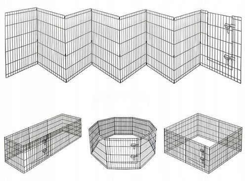 Kojec Klatka Modułowa Dla Psa Kota Królika Wybieg Zagroda Składana 61X61 cm na Arena.pl