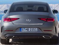 Mercedes CLS C257 - LISTWA CHROM na Klapę bagażnik