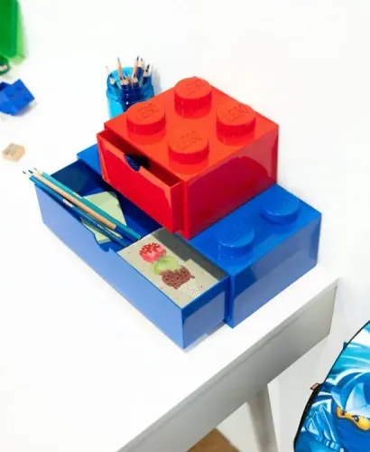 Pojemnik LEGO Desk Drawer 8 40211731 niebieski na Arena.pl