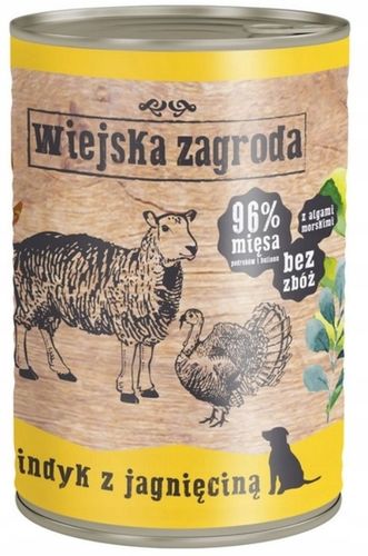 WIEJSKA ZAGRODA KARMA MOKRA MIX SMAKÓW 6x400G na Arena.pl