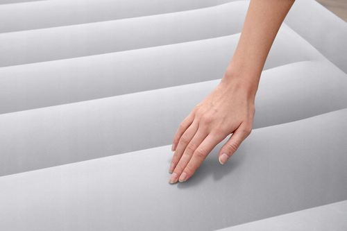 Dmuchany dla 2 osób dwuosobowy wysoki 200x150 wbudowaną pompką elektryczną na Arena.pl