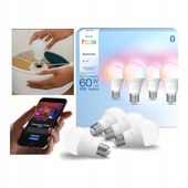 Żarówka Led Inteligentna E27 Rgb Aplikacja Ściemnialne 8W=60W 806L 4 Szt
