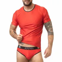 anais men t-shirt soul xl czerwony z czarnym obszyciem mikrofibra