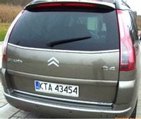 CITROEN C4 Grand Picasso - LISTWA CHROM na SZYBĘ