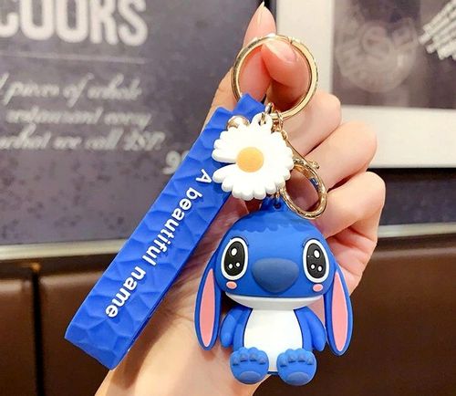 Brelok Miś Do Kluczy Torebki Angel Stitch Pink na Arena.pl