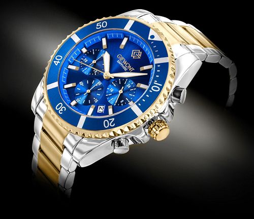zegarek męski giewont chronograph sapphire multikolor gw3970-b5 na Arena.pl