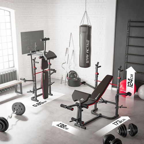 Ławka treningowa regulowana składana modlitewnik mocne stojaki wytrzymała na Arena.pl