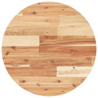 Blat do stolika, okrągły, Ø50x2 cm, lite drewno akacjowe
