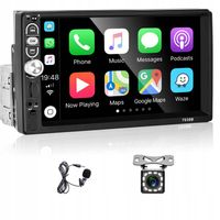 7-CALOWY ODTWARZACZ MP5 BLUETOOTH CARPLAY Z OBRAZEM COFANIA