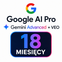 ✅ Google AI Pro Gemini Advanced VEO 18 Miesięcy | Na Własnym Koncie