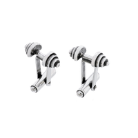 Fit Kolekcja - Spinki do mankietów HANTLE srebrne oksydowane