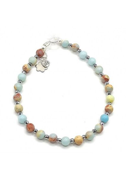 Bransoletka JASPIS CESARSKI 925 zdjęcie 1