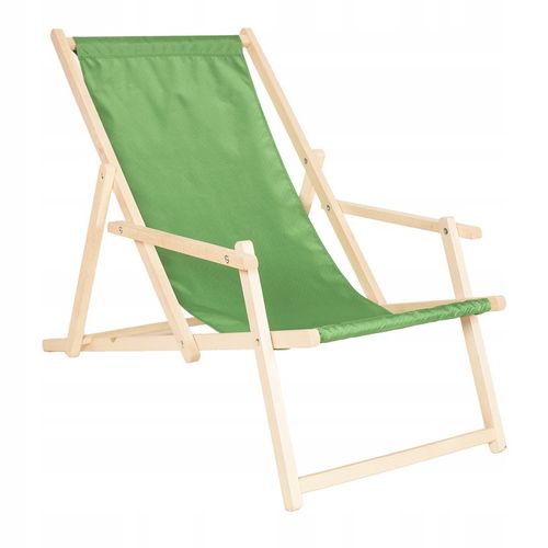 Leżak drewniany z podłokietnikami ogrodowy San-Drew TP22 na Arena.pl