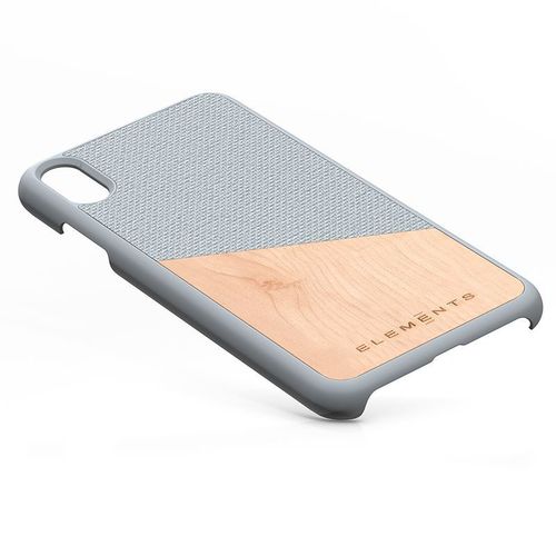 Drewniane etui do iPhone Xs Max (Light Grey) na Arena.pl