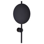 Designerska lampa naścienna Rega K-4637 Kaja czarny kinkiet nad lustro