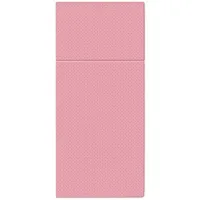 Serwetki papierowe kieszonki na sztućce Punta Punta różowe, 50 szt.