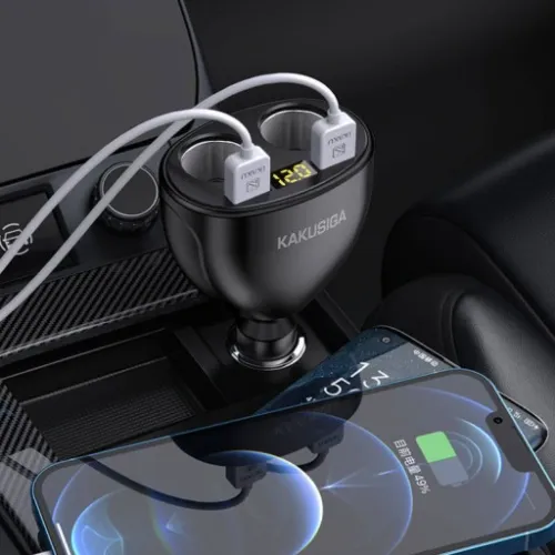 KAKU ROZDZIELACZ ROZGAŁĘŹNIK ZAPALNICZKI 2xUSB QC na Arena.pl