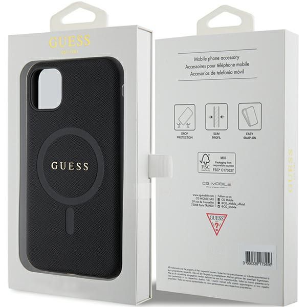 Etui Guess do iPhone 11, iPhone XR, Czarny, MagSafe zdjęcie 8