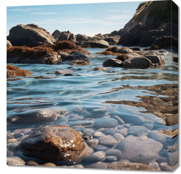 Obraz 70x70cm Harmonia Przybrzeżna zdjęcie 1