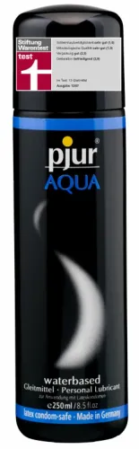pjur aqua waterbased 250 ml - żel nawilżający klasy premium, bezzapachowy na Arena.pl