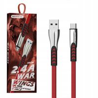 KABEL TYP-C SOMOSTEL QC 3.0 FC POWERLINE CZERWONY