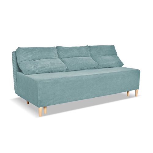 Kanapa sofa KIMO funkcja spania pojemnik Family Meble Anafi turkus sztruks na Arena.pl