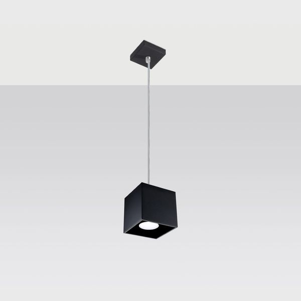 Lampa wisząca QUAD 1 czarny zdjęcie 2