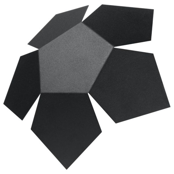 Czarny kinkiet sypialniany SL.0423 metalowa lampa kwiat zdjęcie 1