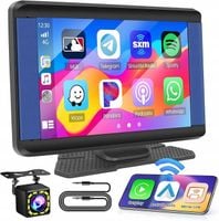 Hikity 7" radio samochodowe, bezprzewodowy CarPlay, Android Auto, Bluetooth
