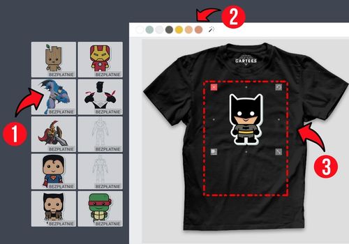 Koszulka ROBOCZA z Twoim dowolnym nadrukiem GRAFIKA LOGO ZDJĘCIE kreator na Arena.pl