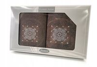 Komplet 2 ręczników Gift 50 70 Greno brązowy w4