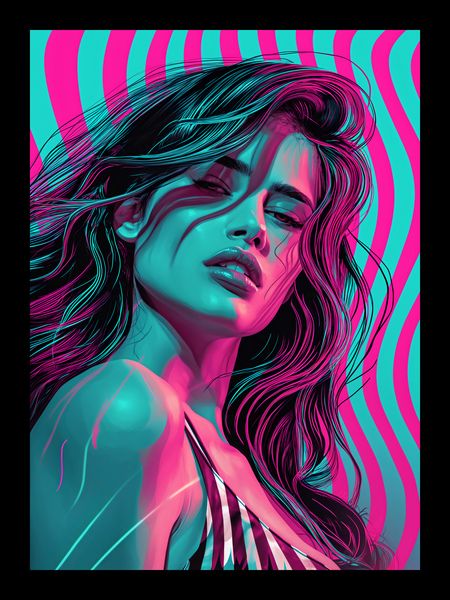 Plakat 13x18cm Neonowy Wzrok zdjęcie 2