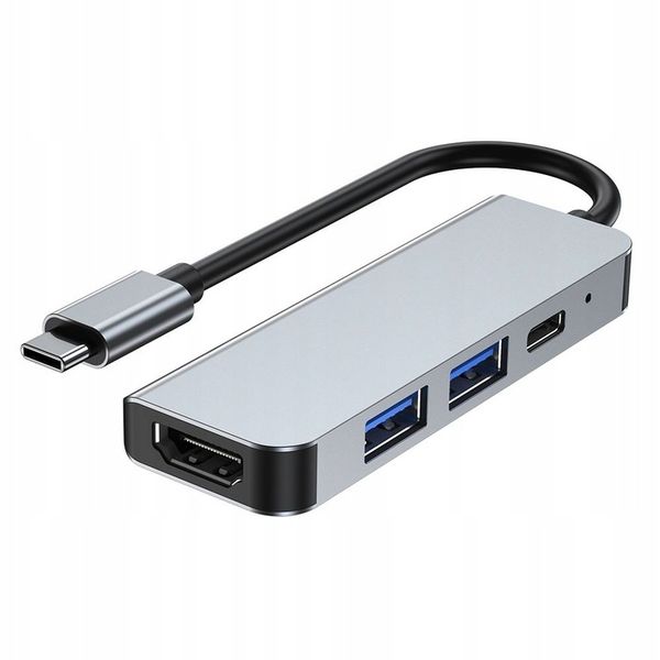 Adapter Hub -laptop, Tech-Protect USB-A/USB-C/HDMI zdjęcie 3