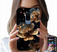ETUI DO SAMSUNG GALAXY S9 PLUS - PIĘKNE WZORY KWIATÓW, PLECKI, FUTERAŁ