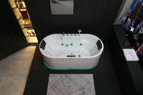 Wirujące dysze Wanna z hydromasażem BZX-675 prostokątna 170cmx850cmx60cm z na Arena.pl