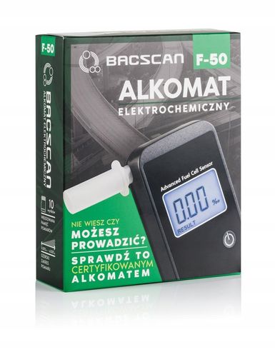 Alkomat BACscan F-50 sensor elektrochemiczny na Arena.pl