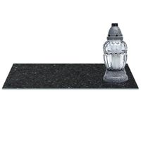 SZKLANA PODSTAWKA POD ZNICZE z dedykacją 60x30cm Asfalt  318d