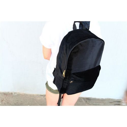 Plecak aksamitny VELVET CZERŃ na Arena.pl