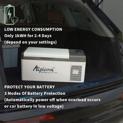 Alpicool lodówka turystyczna 12V 15 L do samochodu ciężarówki łodzi kampera na Arena.pl