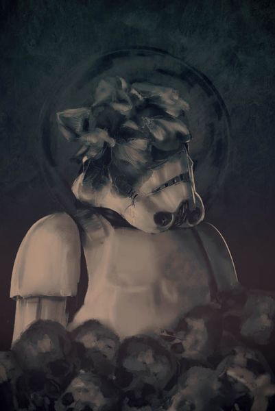 Gwiezdne Wojny Star Wars Skull Trooper - plakat premium 21x29,7 cm zdjęcie 1