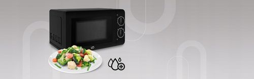 CZARNA KUCHENKA MIKROFALOWA UD MIKROFALÓWKA MIKROFALA WOLNOSTOJĄCA GRILL na Arena.pl