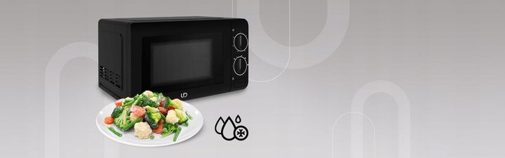 CZARNA KUCHENKA MIKROFALOWA UD MIKROFALÓWKA MIKROFALA WOLNOSTOJĄCA GRILL zdjęcie 2